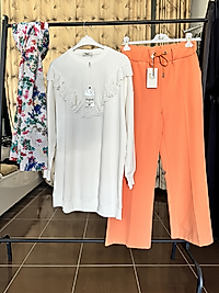 Üçlü turuncu kombin