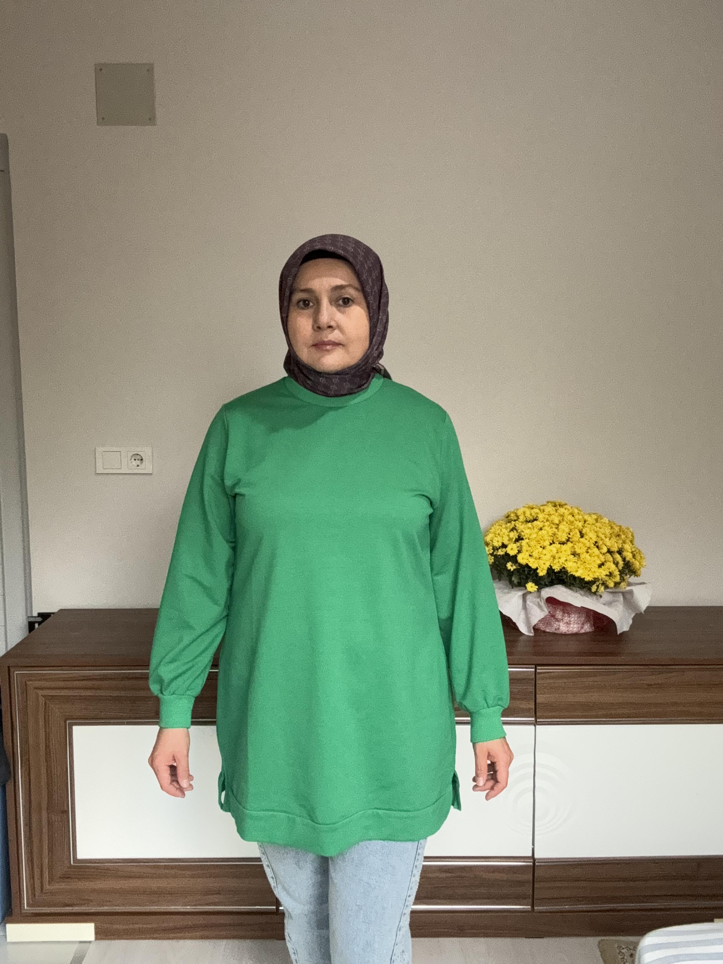 Noşe marka Benetton rengi basit tunik